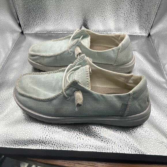 Hey Dude Other - HEYDUDE Wendy Boho Stitch Sky Blue Women's Size 7 Slip-On Casual Shoes‎